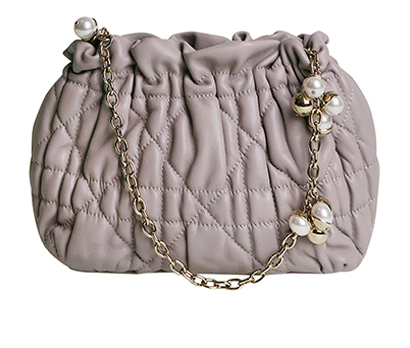 Delices Clutch On Pearl Chain, front view